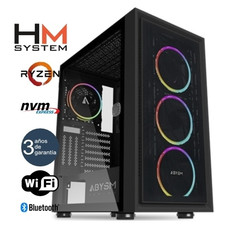 HM System Ryzen Kamp C1 Gaming - Torre RGB - AMD Ryzen